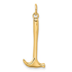 14K 3D Hammer Charm