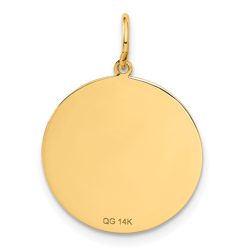 14k GRADUATION DAY Disc Charm