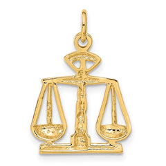 14k Scales Of Justice Charm