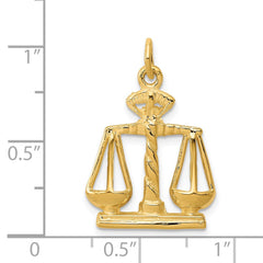 14k Scales Of Justice Charm