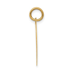 14k HAPPY BIRTHDAY Heart Disc Charm