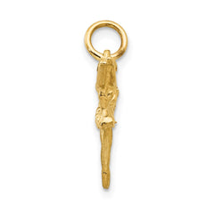 14K  3D Ballerina Charm