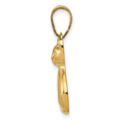 14k Cat Charm - 2