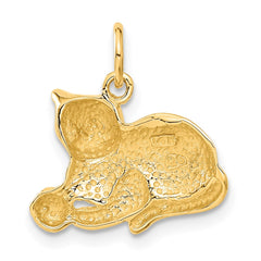 14k Cat Charm