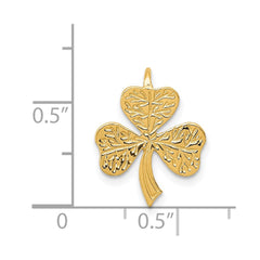 14k Shamrock Chain Slide - 2
