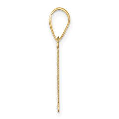 14k Polished Number 1 Pendant