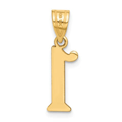 14k Polished Number 1 Pendant