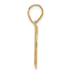 14k Polished Number 30 Pendant