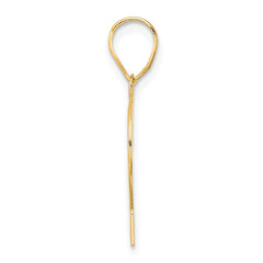 14k Polished Number 42 Pendant