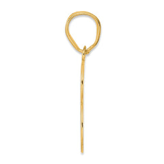 14k Polished Number 63 Pendant