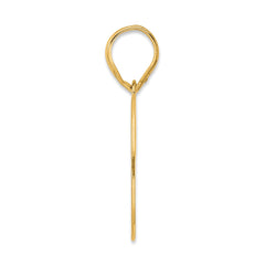 14k Polished Number 70 Pendant
