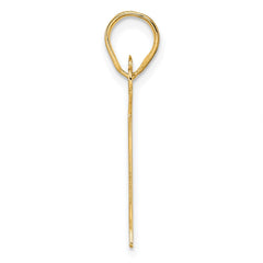 14k Polished Number 81 Pendant