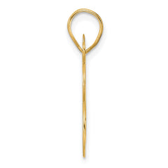 14k Polished Number 88 Pendant