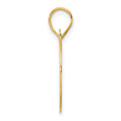 14k Polished Number 89 Pendant