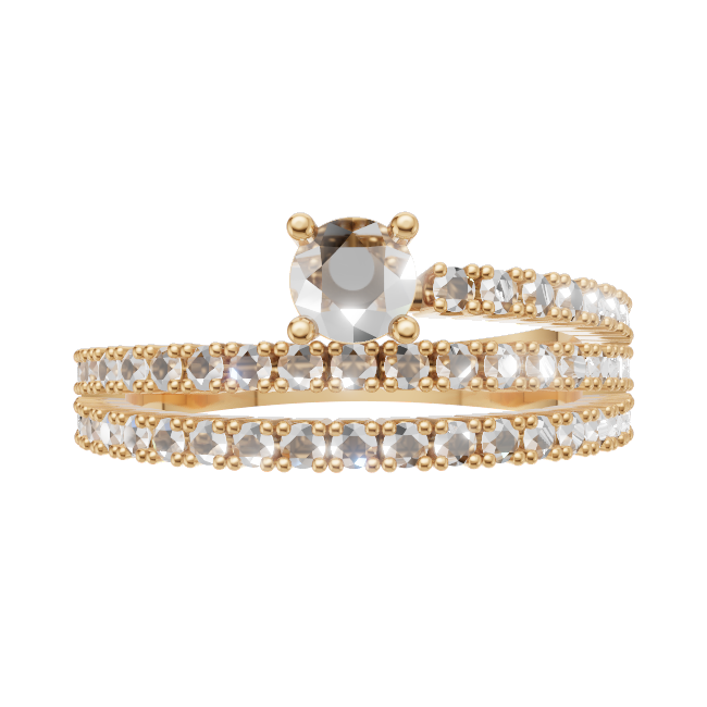 round-14k yellow gold|round-18k yellow gold