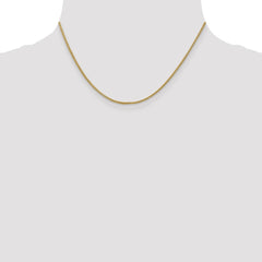 14K 16 inch 1.55mm Semi-Solid Wheat with Lobster Clasp Chain