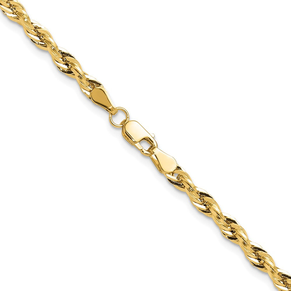 14ky 3.5mm Semi-Solid Rope Chain - 4