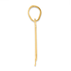 14k Polished Block Number 70 Pendant