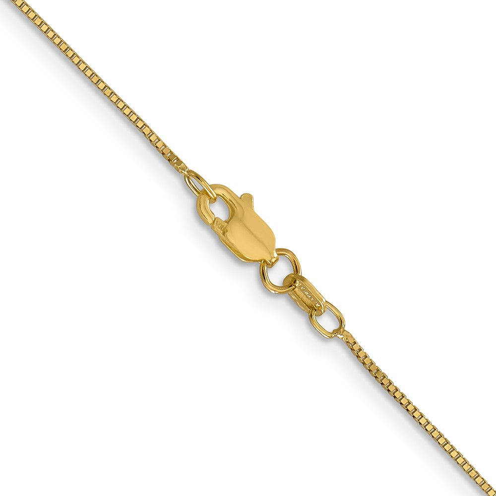 14K 16 inch .7mm Box with Lobster Clasp Chain