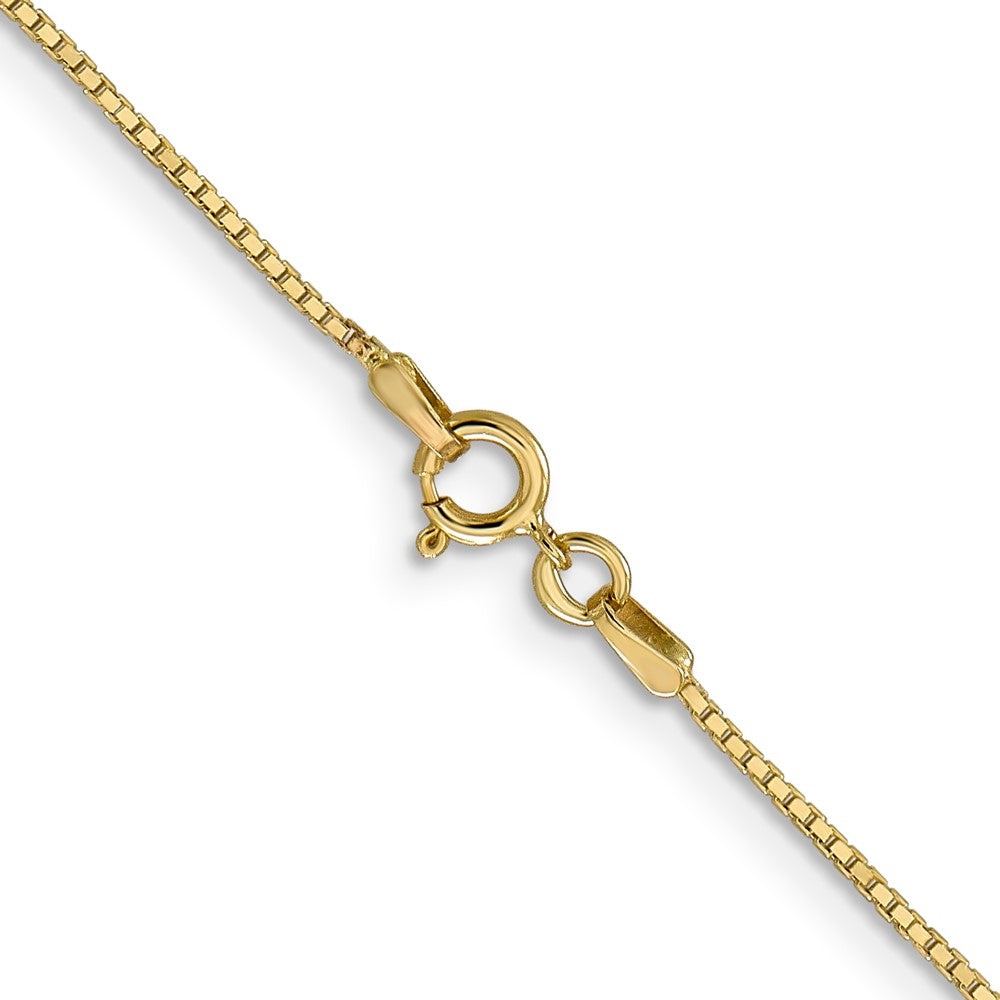 14K 24 inch .9mm Box with Spring Ring Clasp Chain