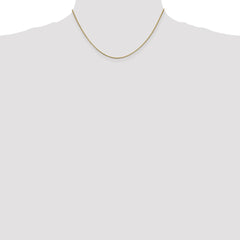 14K 16 inch .95mm Box with Lobster Clasp Chain