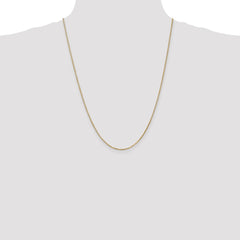 14K 24 inch 1.4mm Box with Lobster Clasp Chain