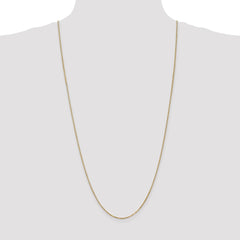 14K 30 inch 1.4mm Box with Lobster Clasp Chain