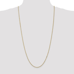 14K 30 inch 1.5mm Box with Lobster Clasp Chain