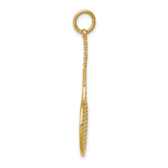 14k Tennis Racquet Charm