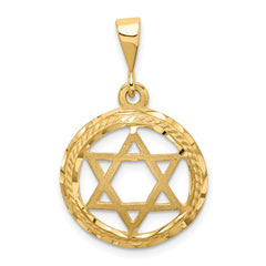 14kw Star Of David Charm