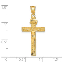 14k INRI Crucifix Pendant - 3