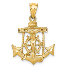 14k Mariners Cross Pendant - 6