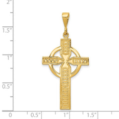 14k Celtic Cross Pendant - 4