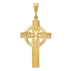 14k Celtic Cross Pendant - 4