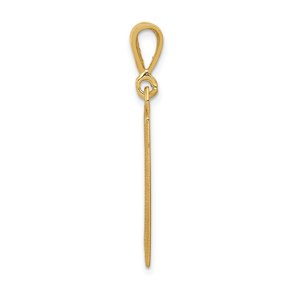 14k Caduceus Pendant - 2