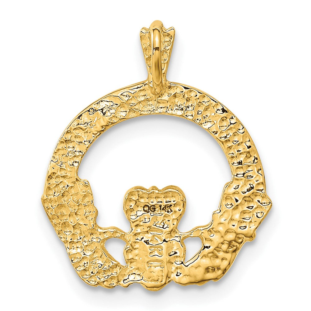 14k Claddagh Pendant - 2
