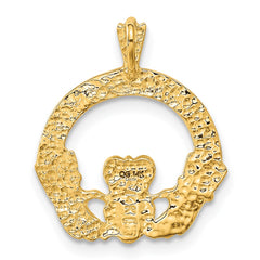 14k Claddagh Pendant - 2