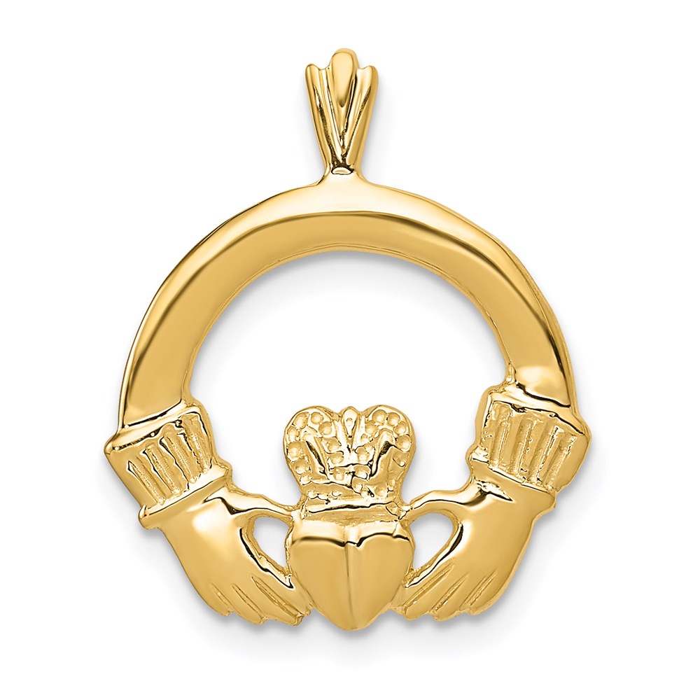 14k Claddagh Pendant - 2
