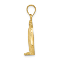 14k Penguin Charm