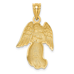 14k Polished Angel Charm - 2