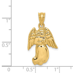 14k Polished Angel Charm - 2