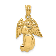 14k Polished Angel Charm - 2
