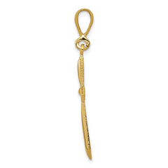 14k Passion Cross Pendant - 2