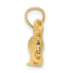 14k Solid Polished 3-Dimensional Mallard Charm