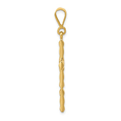 14k Reversible Latin Cross Pendant - 2