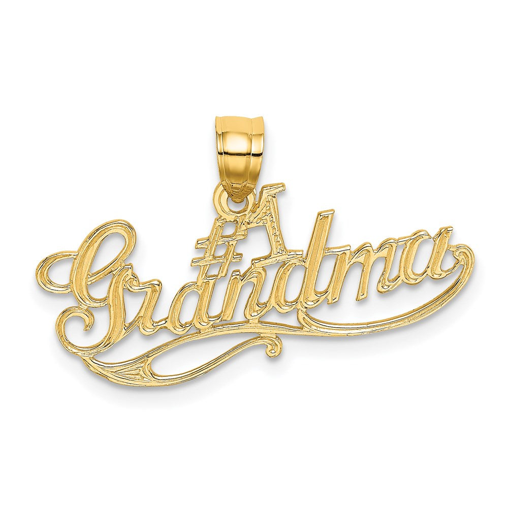 14k #1 GRANDMA Charm - 2