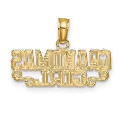 14k GRANDMA'S GIRL Charm