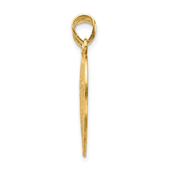 14k Reversible FOREVER AND EVER Break-apart Heart Pendant