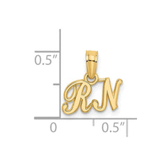 14k RN Charm