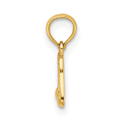 14k Double Notes Charm